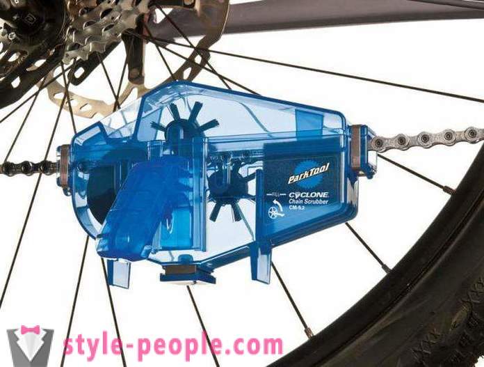 Machines de nettoyage des chaînes de bicyclette: types, instructions, commentaires