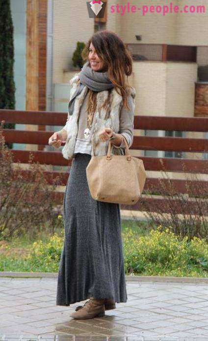 Que porter avec une jupe longue en hiver: Conseils fashionistas