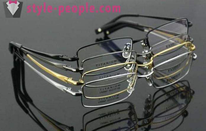 Monture de lunettes en titane - types, avantages