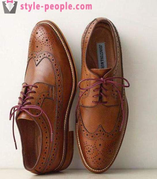 Types de chaussures hommes: nom avec des photos