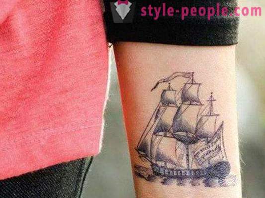 Tattoo « navire » - les valeurs possibles