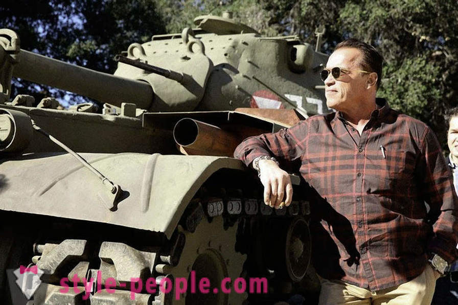 Le bureau d'Arnold Schwarzenegger dans l'armée