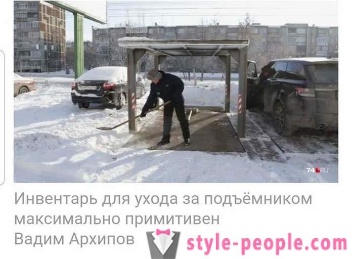 Réseau vidéo perturbé de Tcheliabinsk avec un parking souterrain