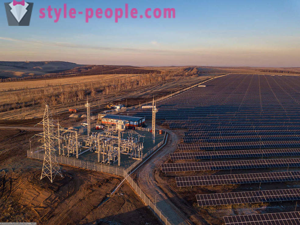 La plus grande centrale solaire en Russie