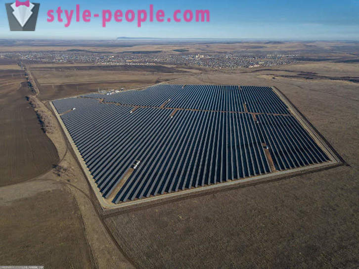 La plus grande centrale solaire en Russie