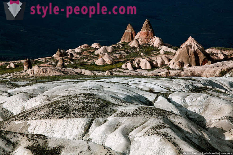 La Cappadoce est une vue plongeante