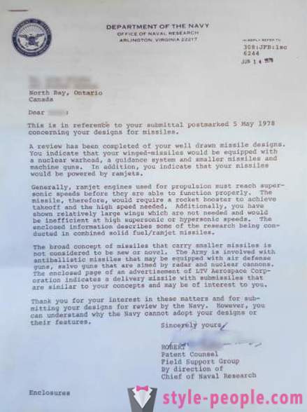 Le Pentagone a répondu à la lettre de 40 ans plus tard