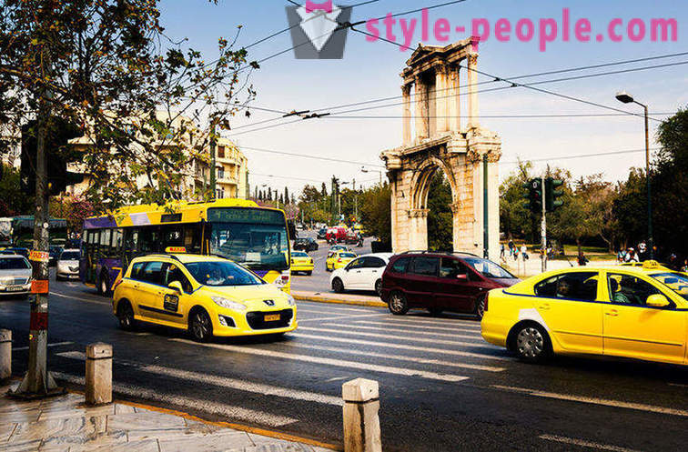 Service de taxi dans différents pays