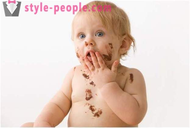L'enfant aime le chocolat: l'utilisation de goodies