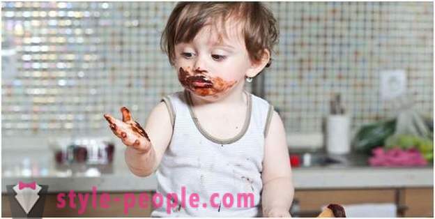 L'enfant aime le chocolat: l'utilisation de goodies