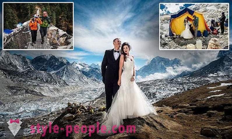 Le mariage sur l'Everest