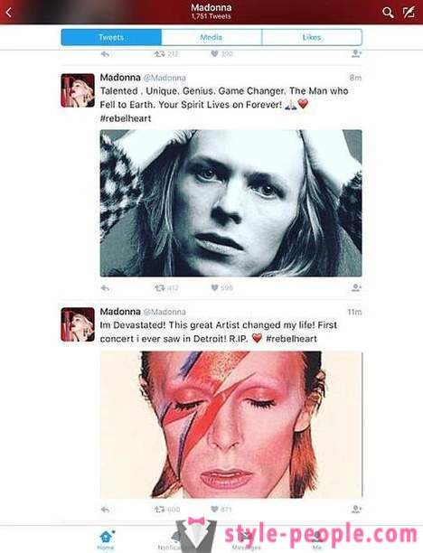 Les fans dire adieu à David Bowie