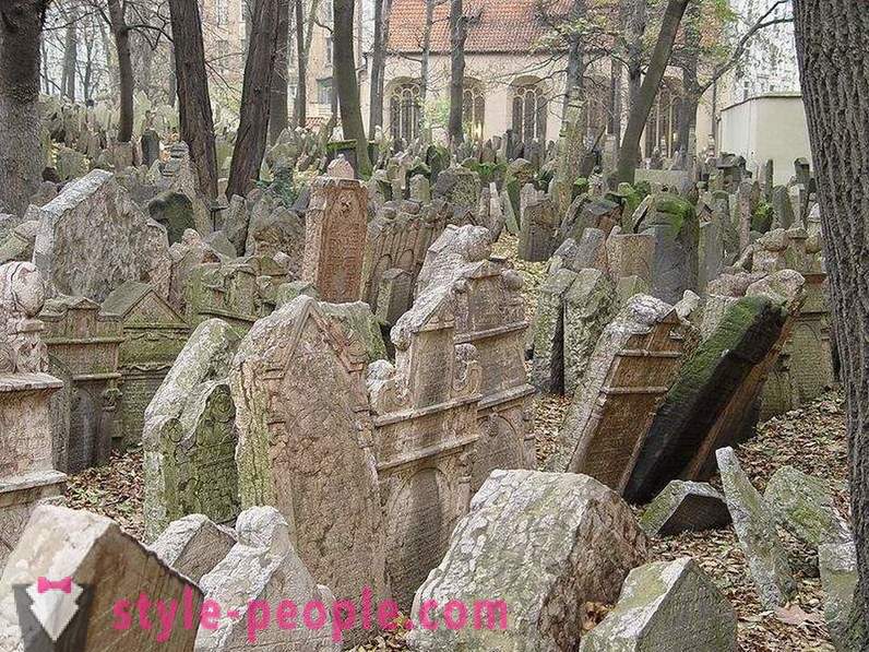 Multilayer cimetière juif à Prague