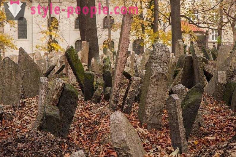 Multilayer cimetière juif à Prague