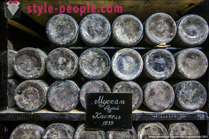 La célèbre collection de vins Massandra