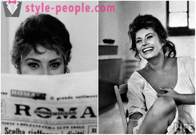 15 photos de Sophia Loren, non destinée à la publication