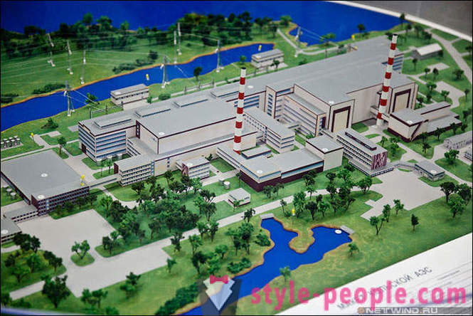 Visite de la centrale nucléaire de Kola