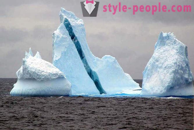 Icebergs étonnants