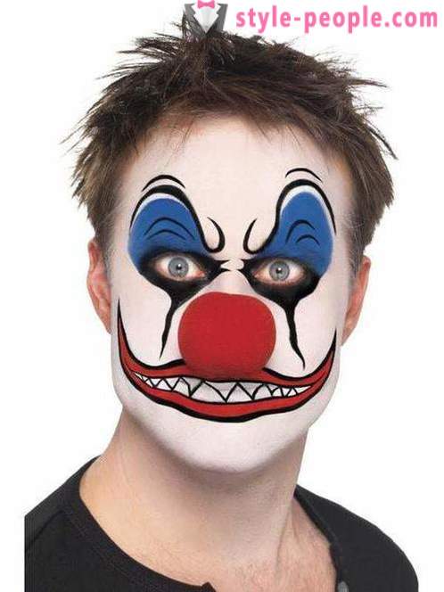 Maison de vacances: maquillage clown avec vos mains