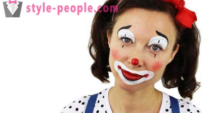 Maison de vacances: maquillage clown avec vos mains