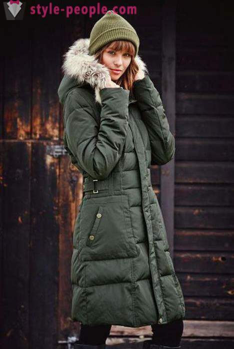 Comment choisir une veste pour l'hiver par la figure féminine, la taille, la qualité?