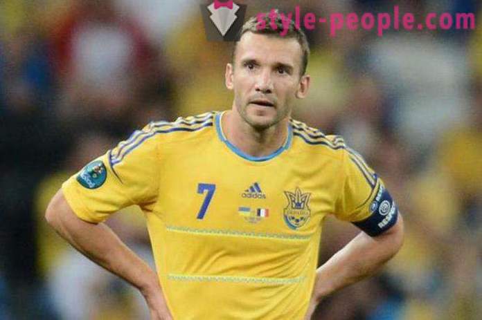 Joueur de football Andriy Shevchenko: biographie, vie personnelle, carrière sportive