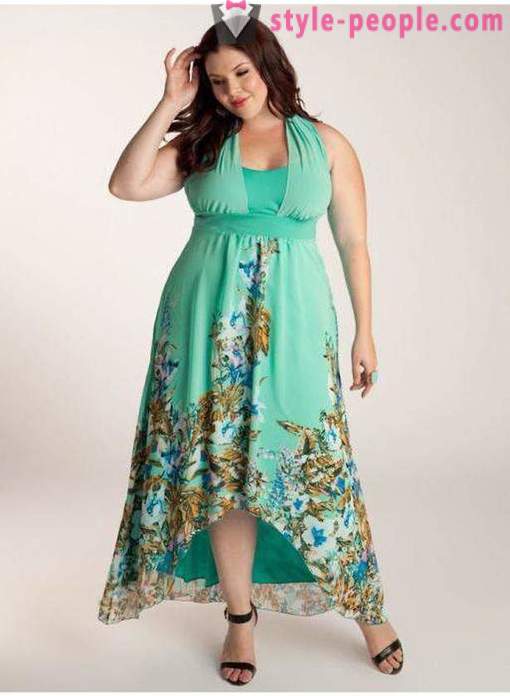 Modèles robes d'été et robes pour les femmes obèses de plus de 40 (photo). Les modèles et les modèles de robes longues d'été