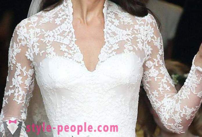 Robe de mariée Kate Middleton: description, prix