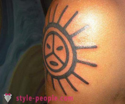 Sun - personnes positives de tatouage, talisman forte