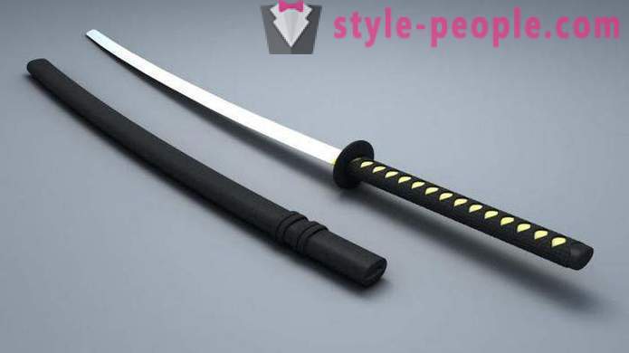 Épée japonaise: nom, types, production, photos