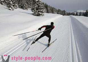 Skis pour la course de patinage: le bon choix, préparation