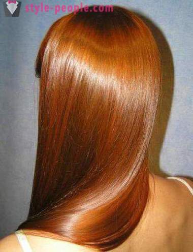 La couleur des cheveux de cuivre. En particulier, la teinture et de soins