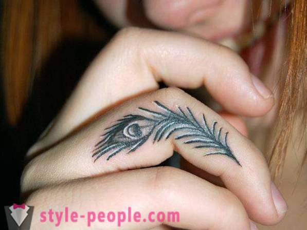Les tatouages ​​sur les doigts - une tendance de la mode!