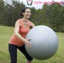 Exercice sur Minceur fitball. Les meilleurs exercices (fitball) pour les débutants