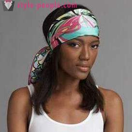 Apprenez à attacher un foulard sur la tête correctement et élégant.